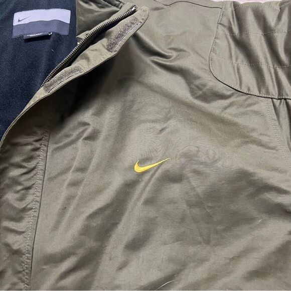 Vintage Nike Global Athletic Jacket Men Size XXL Green Zip Insulate Lined Winter - Picture 4 of 10
